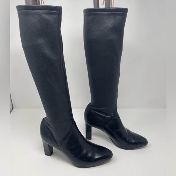 Cole Haan Joana Air Pull On Boot Black Leather size 6 - Picture 4 of 17